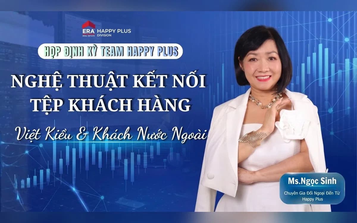Buổi họp chuyên đề của team Happy Plus về tư vấn khách Việt Kiều và người nước ngoài