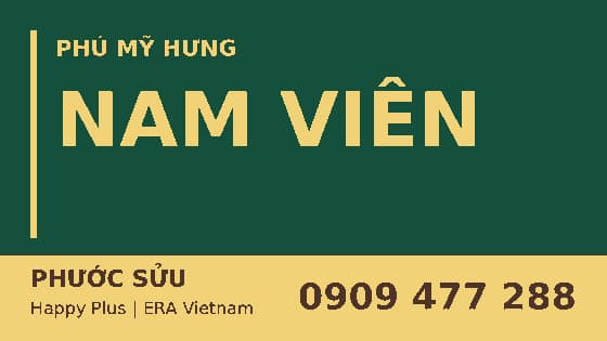Tiểu khu Nam Viên, Phú Mỹ Hưng – không gian thấp tầng, nhiều cây xanh, bao quanh bởi sông