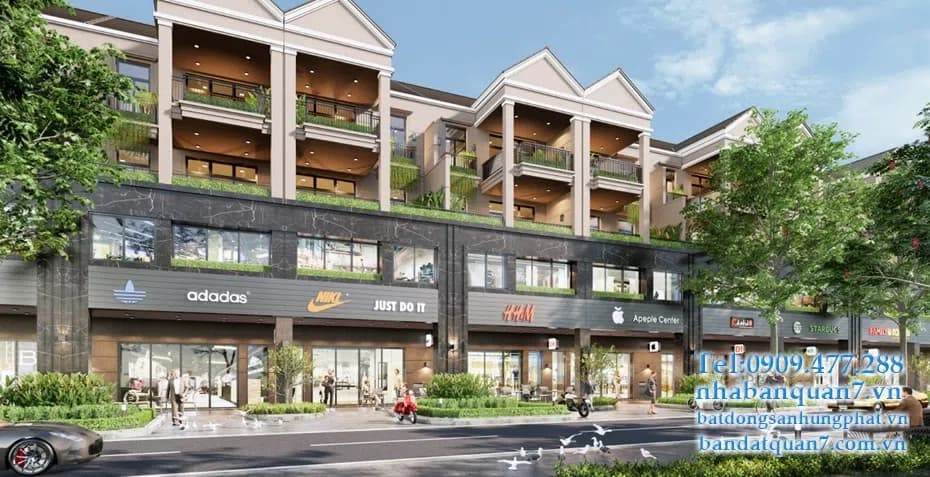 Bán shophouse GS Metrocity Nhà Bè 7x18m