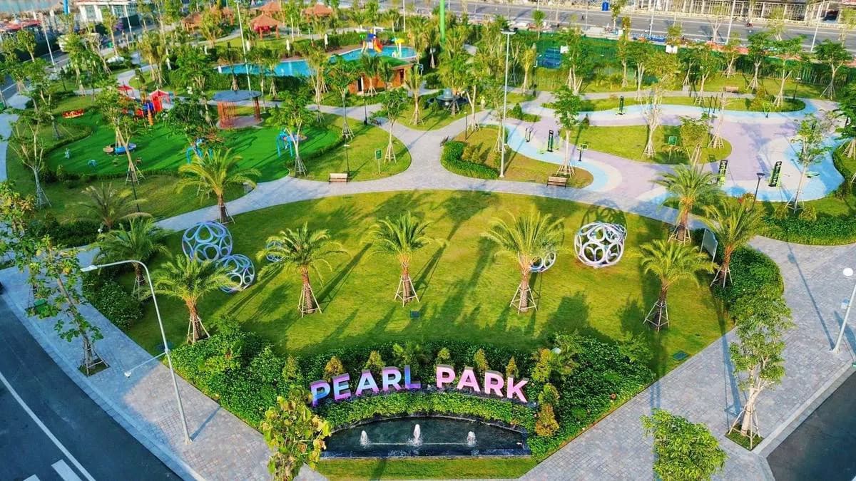 Công viên Pearl Park phân khu Vịnh Ngọc Vinhomes Cần Giờ