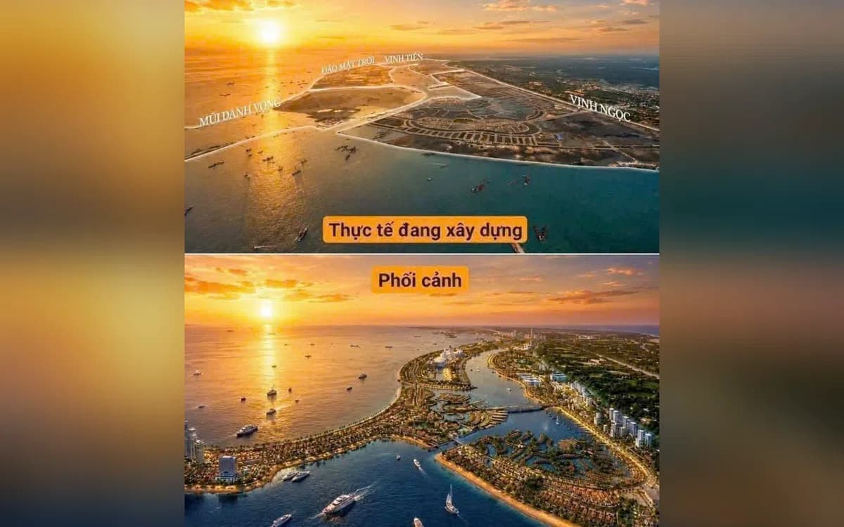 Biệt thự Đảo Mặt Trời Vinhomes Cần Giờ: công trường lấn biển Khu D The Grand Island
