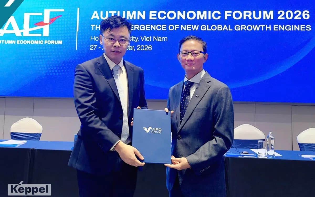 Đại diện Keppel tại Diễn đàn Kinh tế Mùa Thu 2026 ở TP.HCM