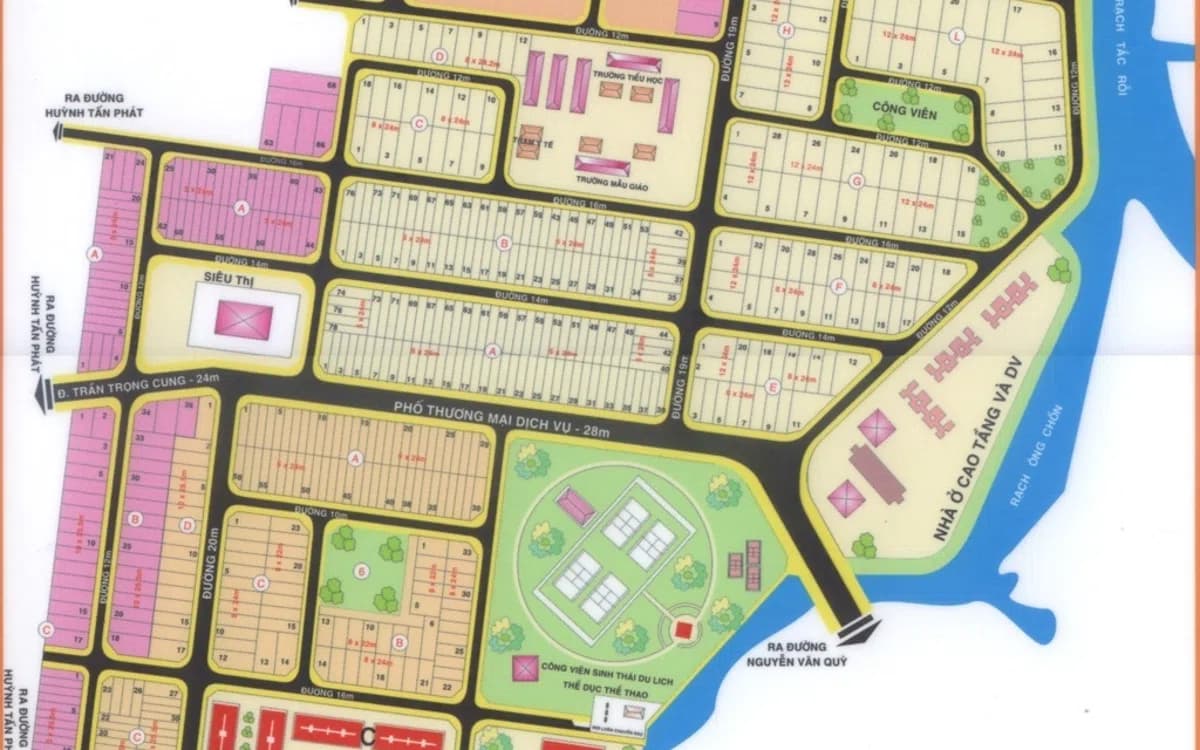 Bán đất Nam Long Trần Trọng Cung Quận 7, 120m2, đối diện vườn rau, giá 4 tỷ