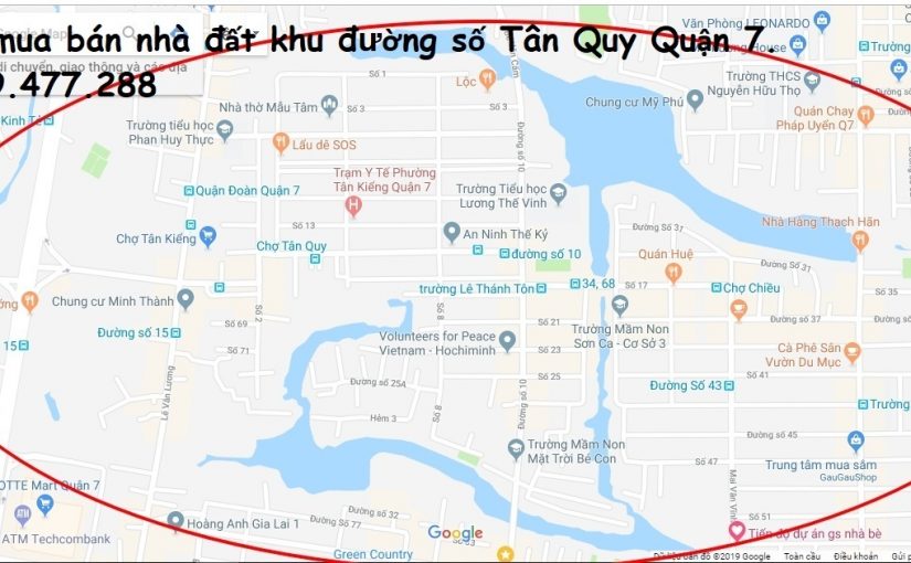 Bán đất đường số Quận 7