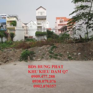 Bán đất mặt tiền khu Kiều Đàm diện tích 4x15m