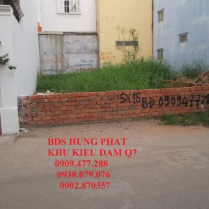 Bán đất đường Kiều Đàm quận 7