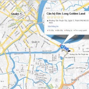 Sơ đồ vị trí Dự án căn hộ cao cấp Đức Long Golden Land