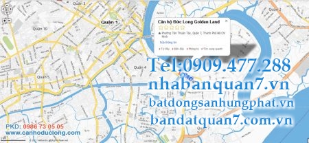 Sơ đồ vị trí Dự án căn hộ cao cấp Đức Long Golden Land