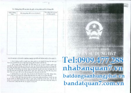 Bán gấp nhà hẻm 861 Trần Xuân Soạn quận 7