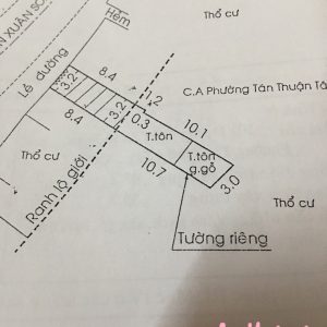 Bán nhà mặt tiền đường Trần Xuân Soạn