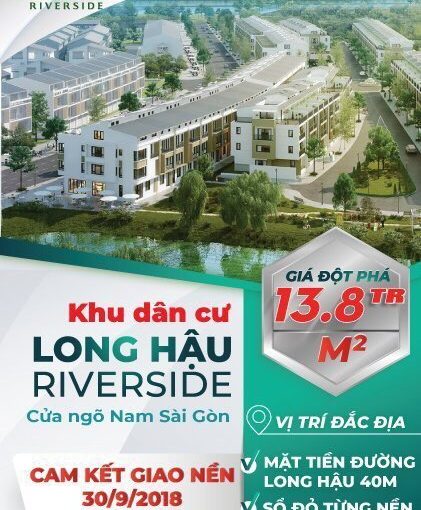 Bảng giá dự án Long Hậu Riverside