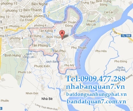 Bản đồ quy hoạch phường Bình Thuận quận 7