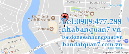 Bản đồ quy hoạch phường Tân Hưng quận 7