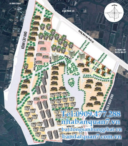 Bản đồ quy hoạch xã Phước Lộc huyện Nhà Bè.