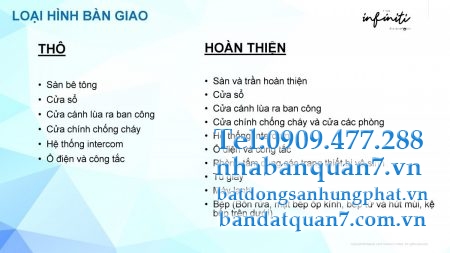 Dự án Infiniti quận 7