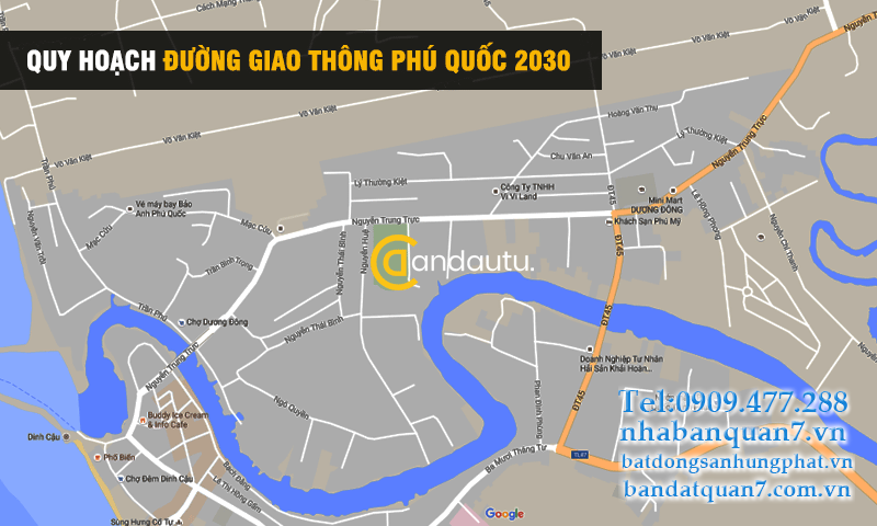 Quy hoạch đường giao thông Phú Quốc 2030