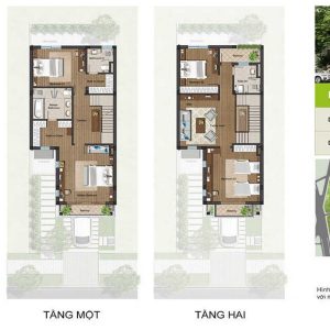 Loại B: 7×20 – DTXD: 269.9m2 – 4 Phòng Ngủ