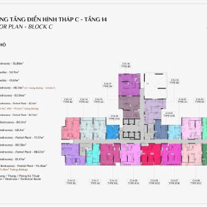 Elysian Gamuda Land mat bang thap c tang 15