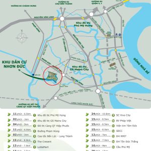 Vị trí khu dân cư Nhơn Đức