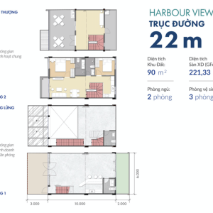 shophouse truc 22m