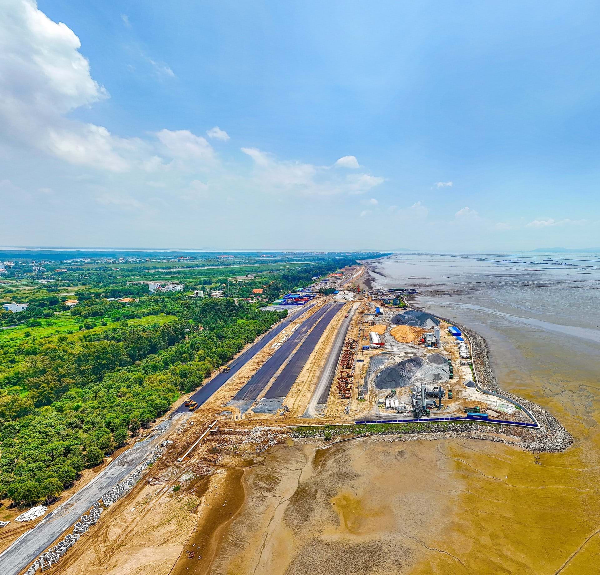 Công nghệ san lấp bền vững tại Vinhomes Green Paradise Cần Giờ