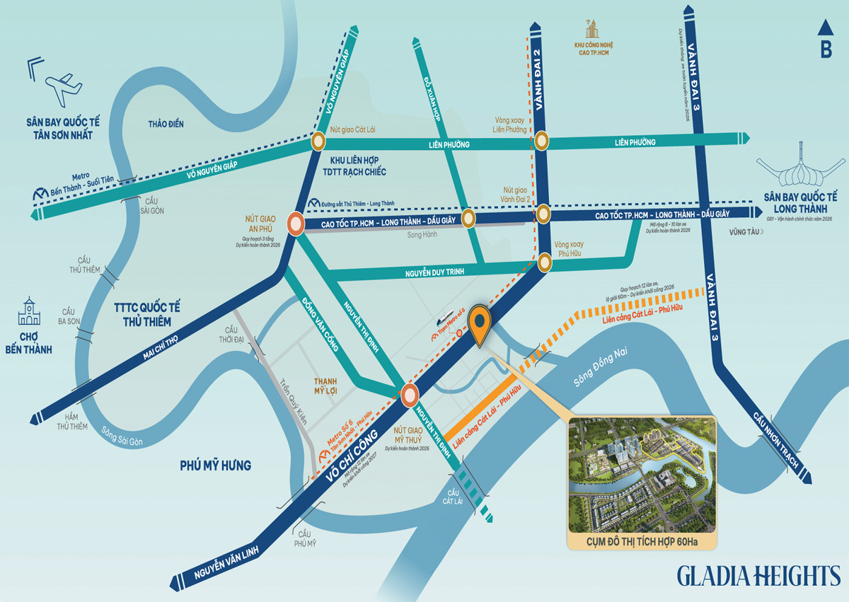 Vị trí Gladia Heights