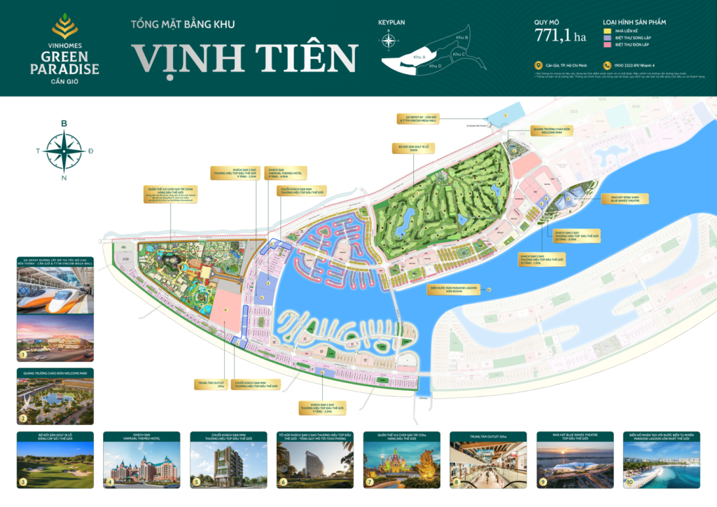 Vịnh Tiên Vinhomes Green Paradise Cần Giờ